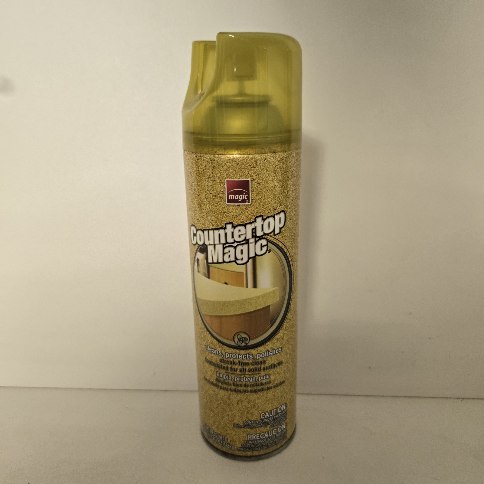 Magic Countertop Cleaner, Ideal for Laminate, 17oz | Yellow Bottle 75% full