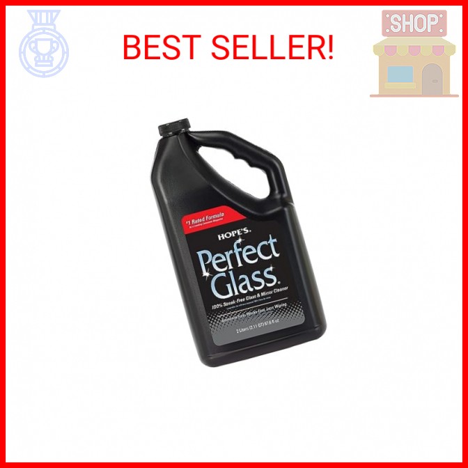 HOPE’S Perfect Glass Cleaner Spray Refill, Streak-Free, Ammonia-Free Window, Mir