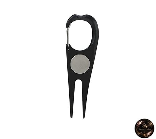 Golf Green Fork Aluminum Alloy Material Lightweight Dirt Removal Golf Repair