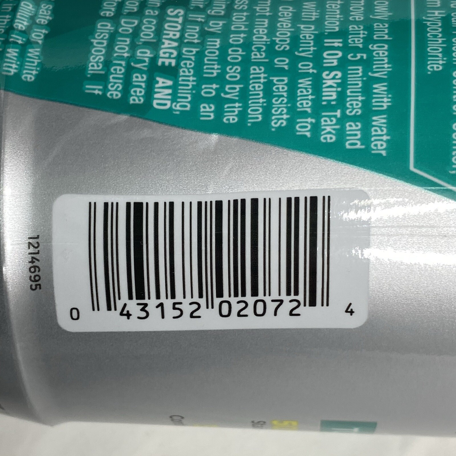 2 Cloralen Platinum Bleach Liquid Gel 20 oz Bottle High Efficiency Washer Safe
