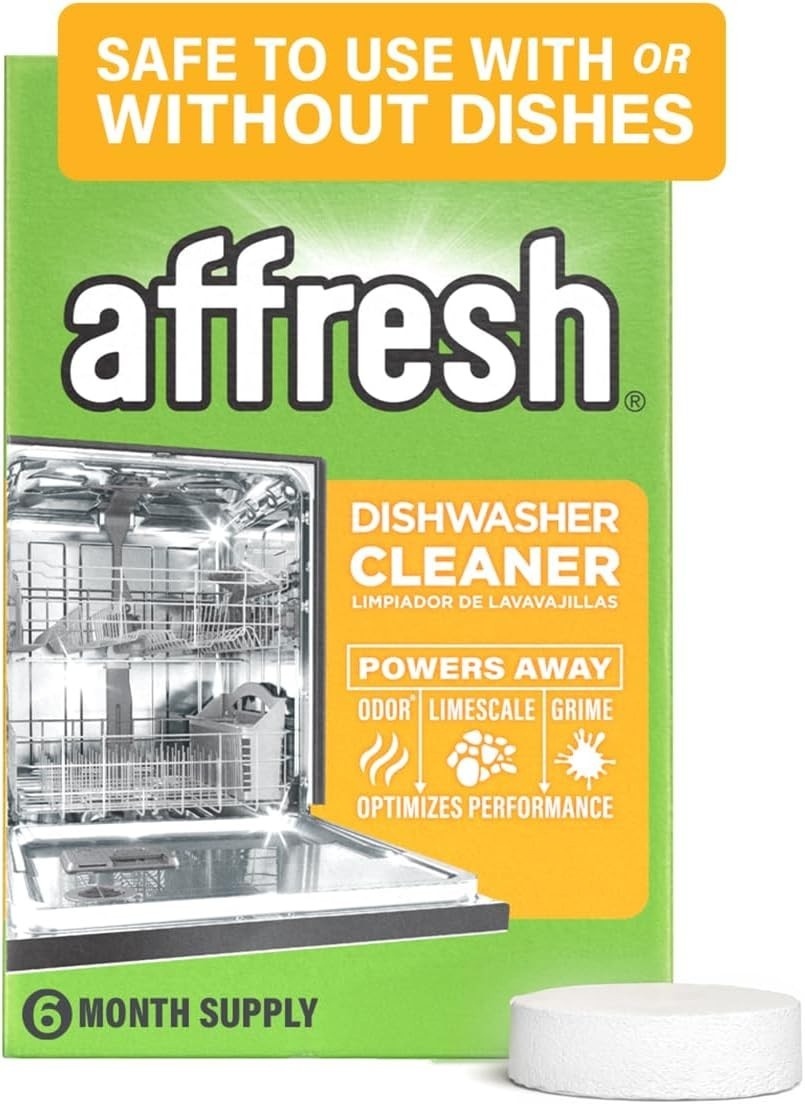 EPA Safer Choice Dishwasher Cleaner – Eliminate Bacteria & Grime in 6 Tablets