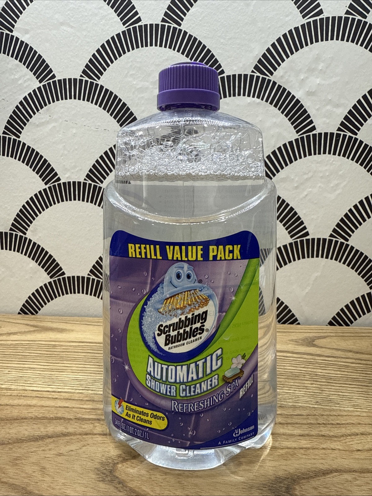 Scrubbing Bubbles Automatic Shower Cleaner Refill 34 oz. 90% Full