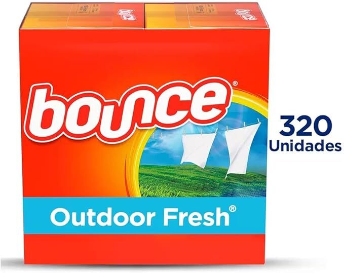 Bounce Fabric Softener Sheets – Outdoor Fresh Scent, 320 ct.(2 x 160 ct.)