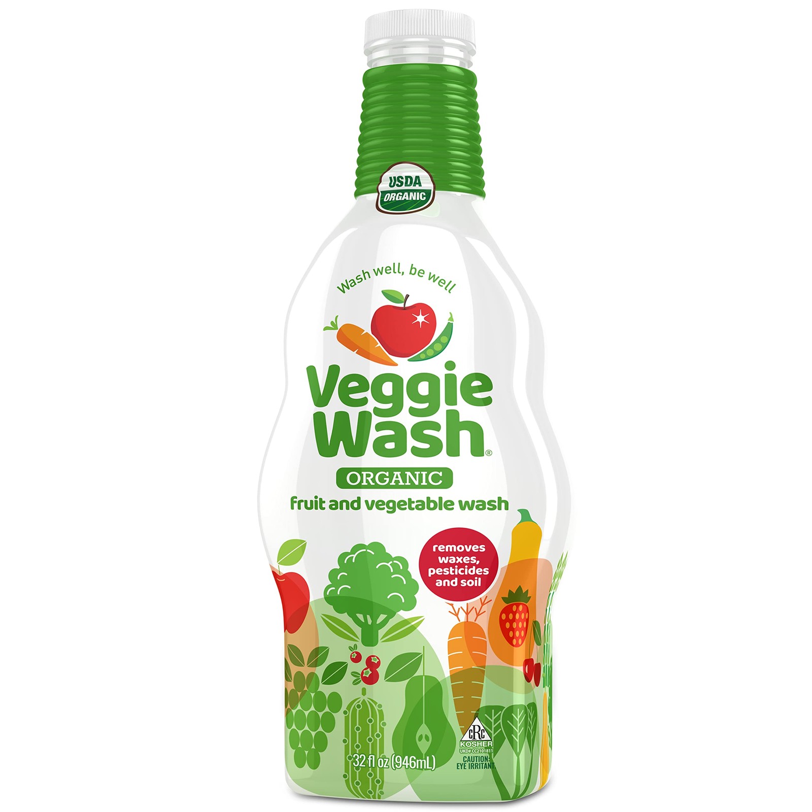 Organic Fruit and Vegetable Wash Soaker, 32 Fluid Ounce