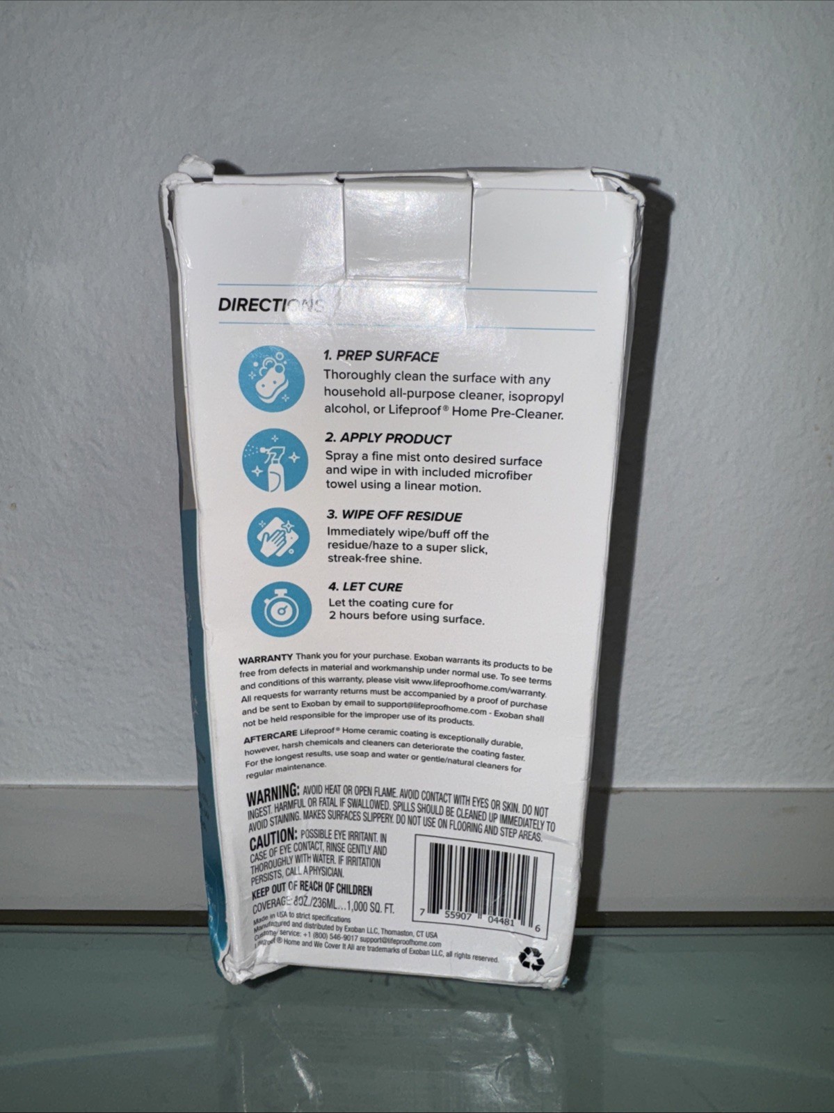 Lifeproof Home Multi-Surface Ceramic Nanotechnology Coating Spray 8 fl oz NEW