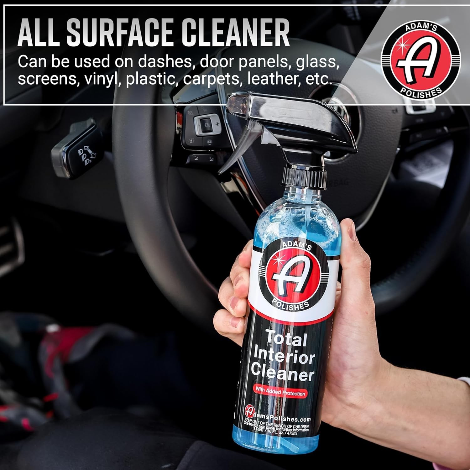 Total Interior Cleaner & Protectant – 16 Fl Oz Ceramic Infused Blueberry Scent