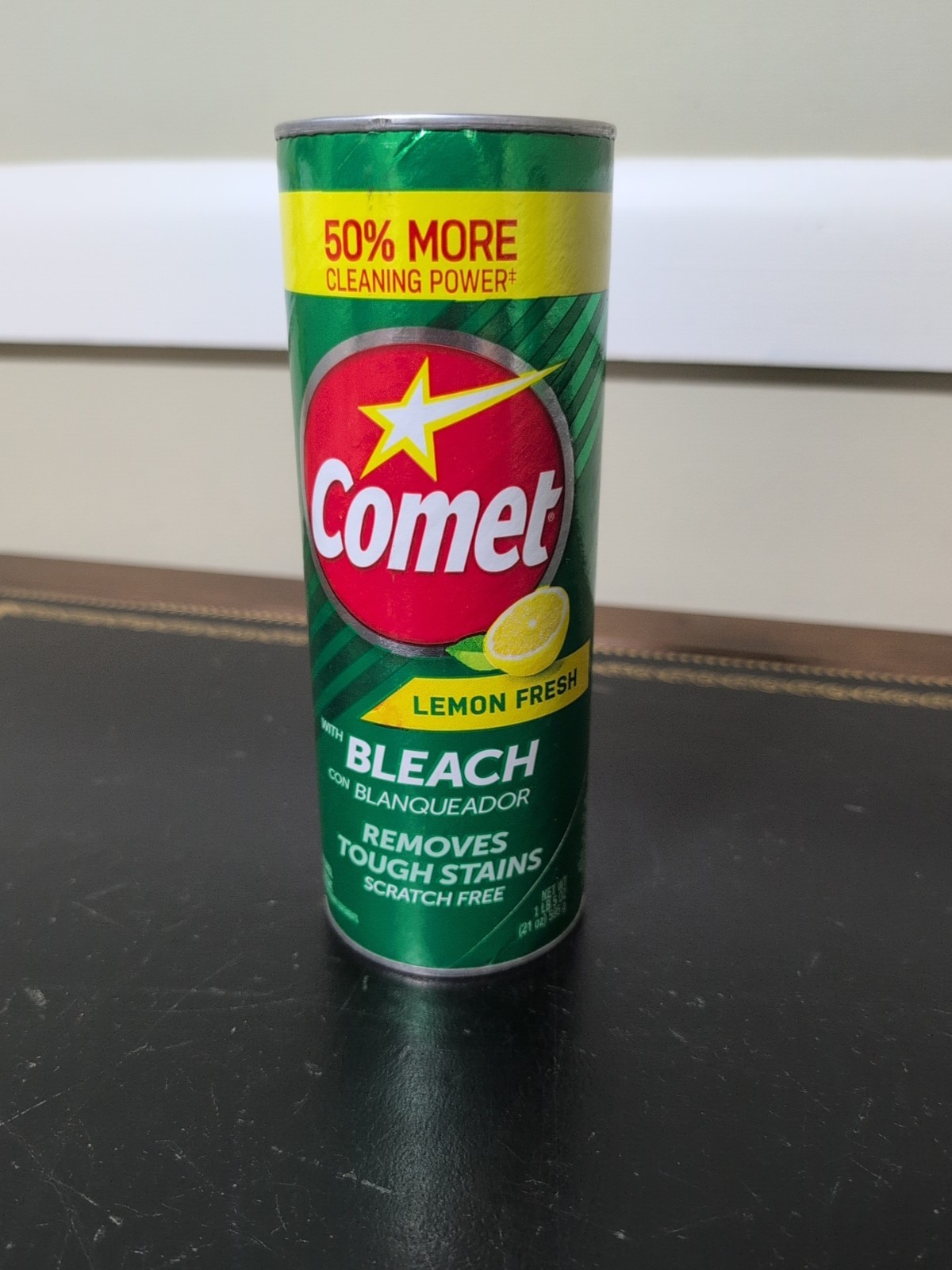 Comet Cleanser Powder with Bleach – Lemon Fresh Scent, 21oz (595g)