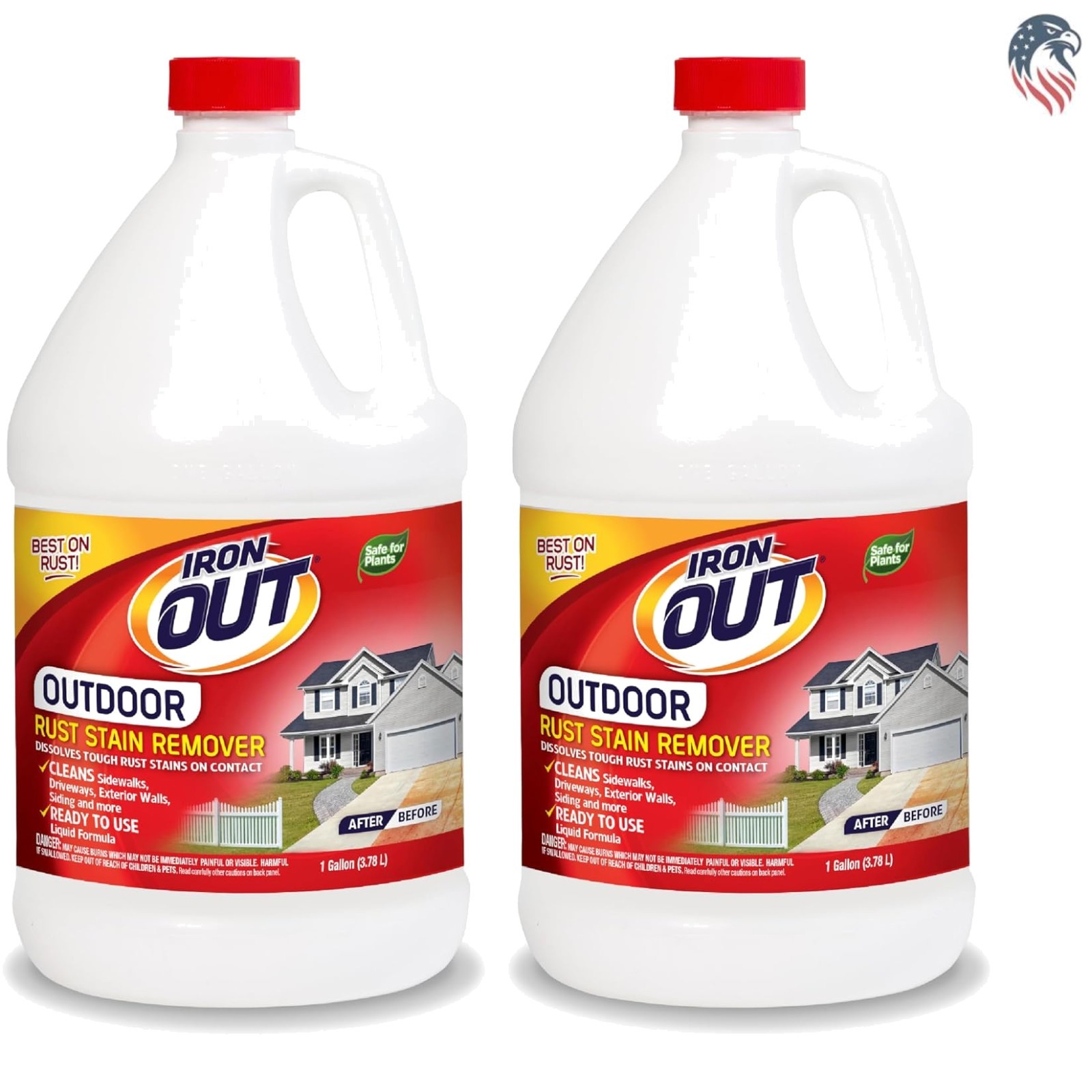 Liquid Rust Stain Remover 2 Pack 1 Gallon ConcreteVinylOutdoor Surfaces