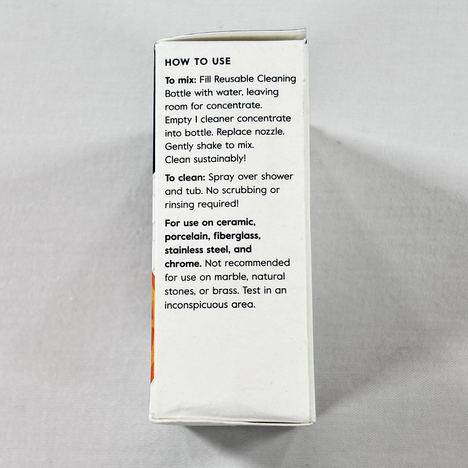 Grove Co Daily Shower Cleaner Concentrate Orange And Rosemary Set Of 2 NEW