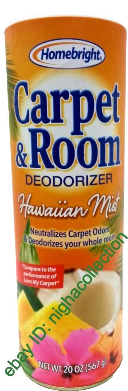 LOT 4 x H.Bright Carpet & Room Deodorizer HAWAIIAN MIST 20 Oz Each SEALED