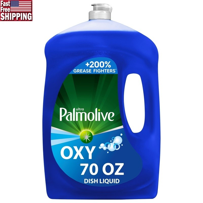 Ultra Oxy Liquid Dish Soap Power Degreaser Grease Fighter Fresh Scent 70oz New