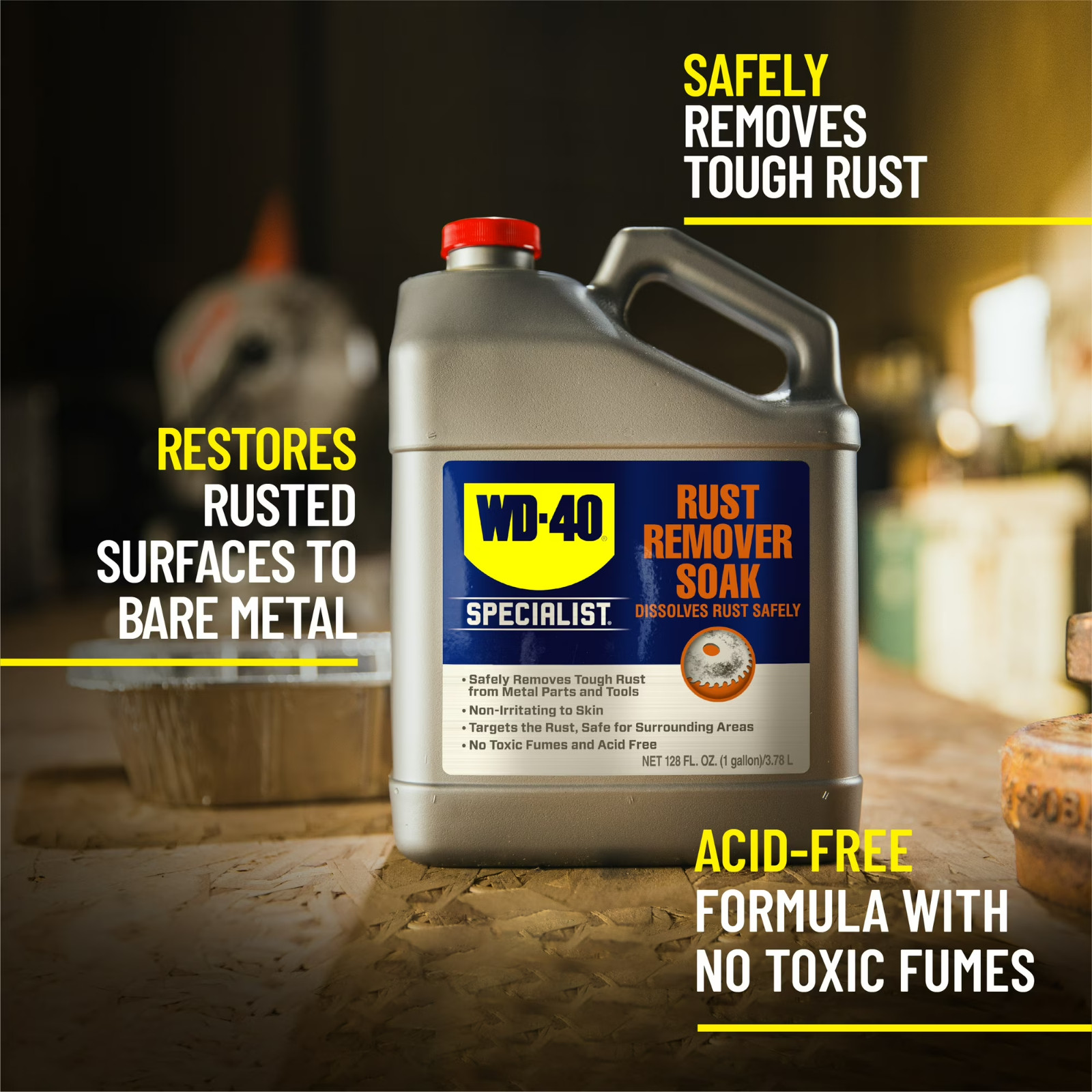 WD-40 Specialist Rust Remover Soak, 1 Gallon