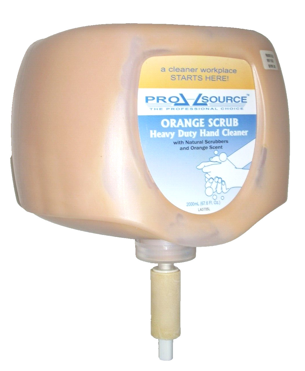 Pro Source Orange Scrub Heavy Duty Hand Cleaner w Natural Scrubbers 67.6 Fl Oz