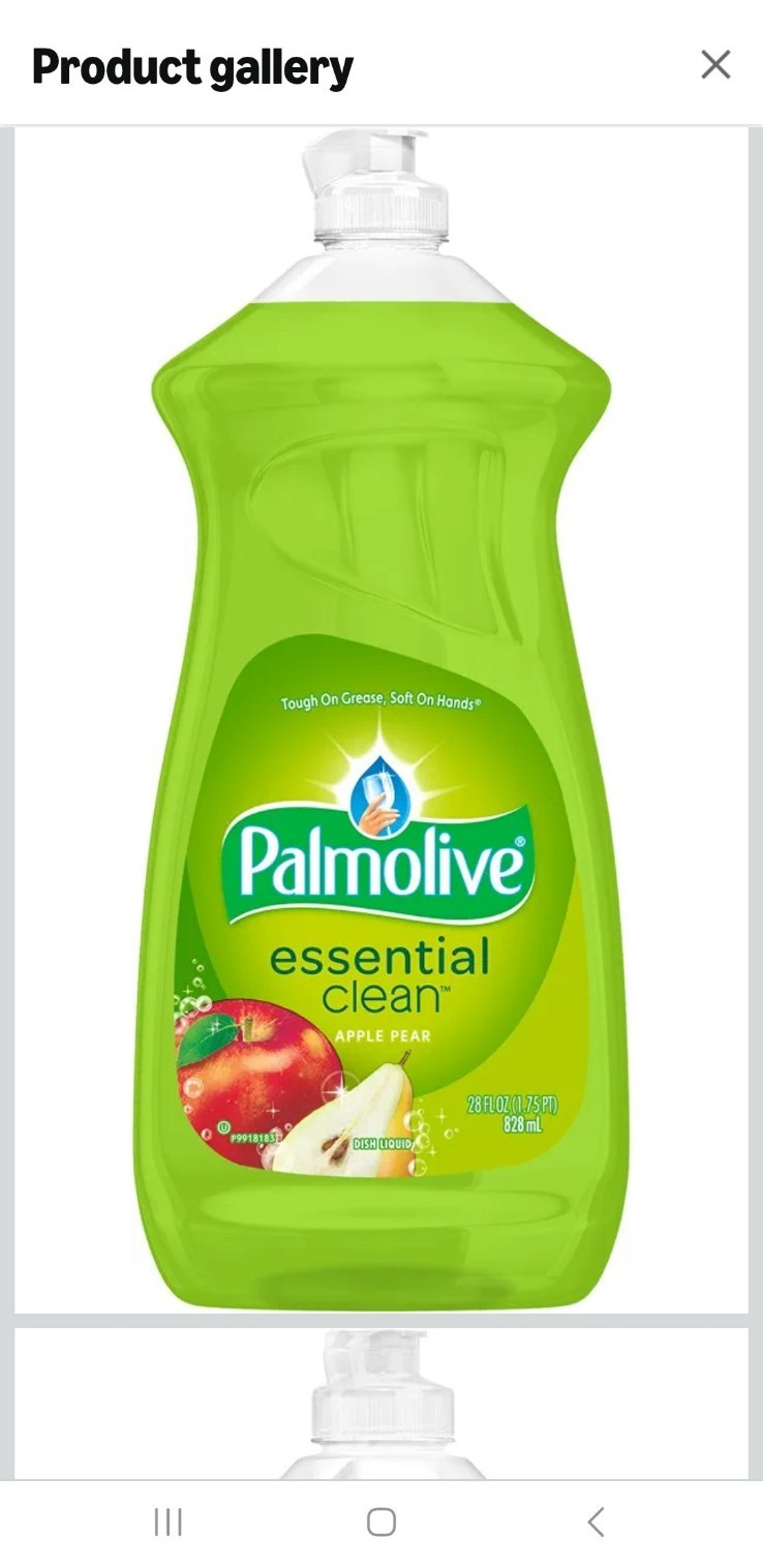 Palmolive Essential Clean Apple Pear Dish Liquid 28 fl oz Tough on Grease
