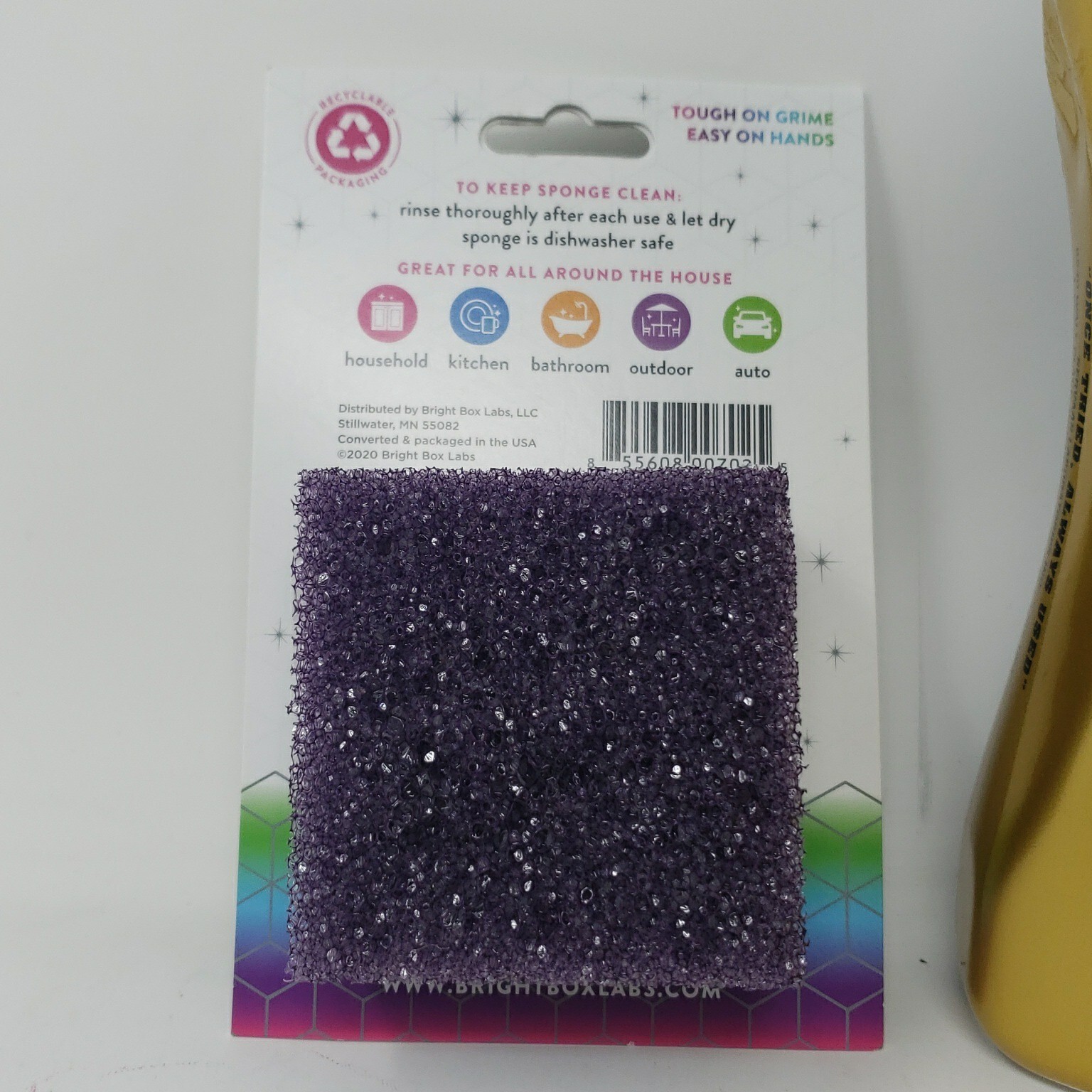 Bar Keepers Friend Soft Cleanser 26oz Bright Box Scrubber Cube& Microfiber Cloth