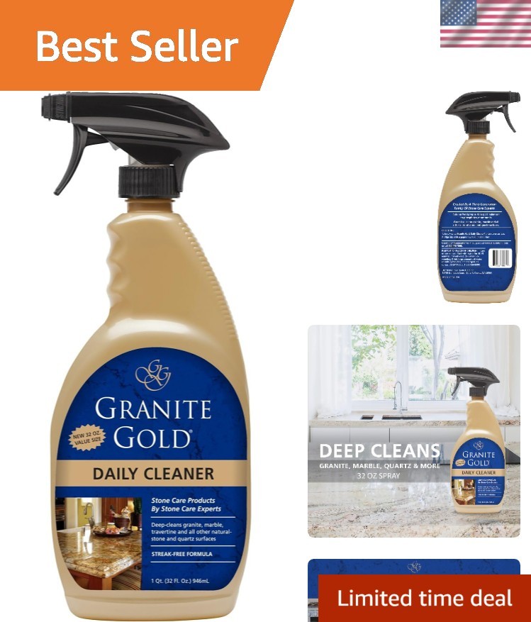 32 Oz Daily Cleaner – Safe Streak-Free Solution for Your Granite and Marble