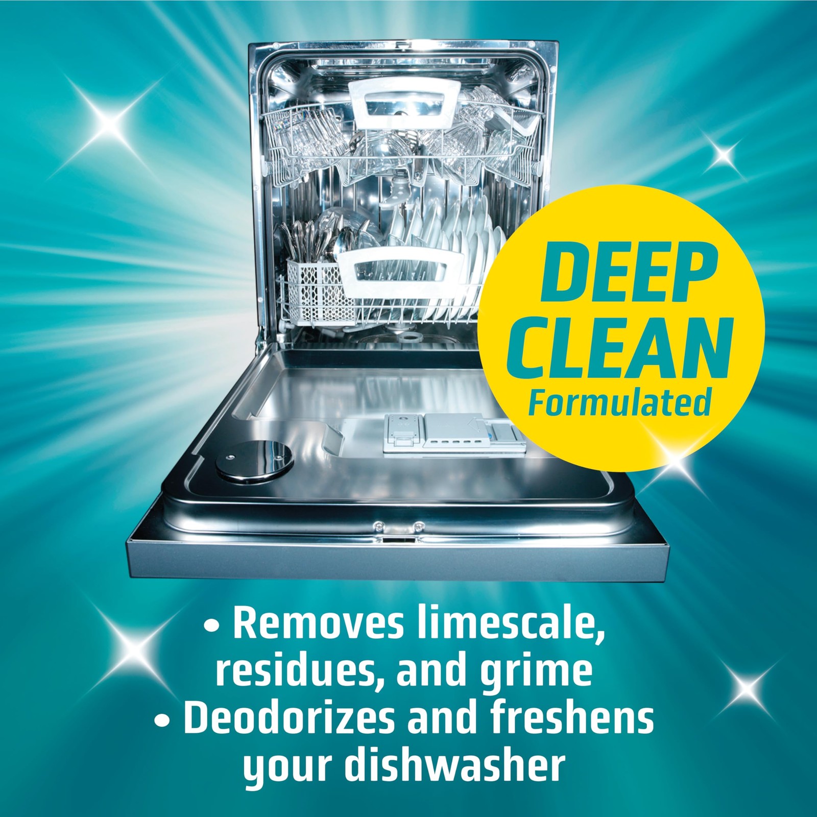 Dishwasher Cleaner And Deodorizer 24 Pack 1 Year Supply Deep Clean Dishwasher