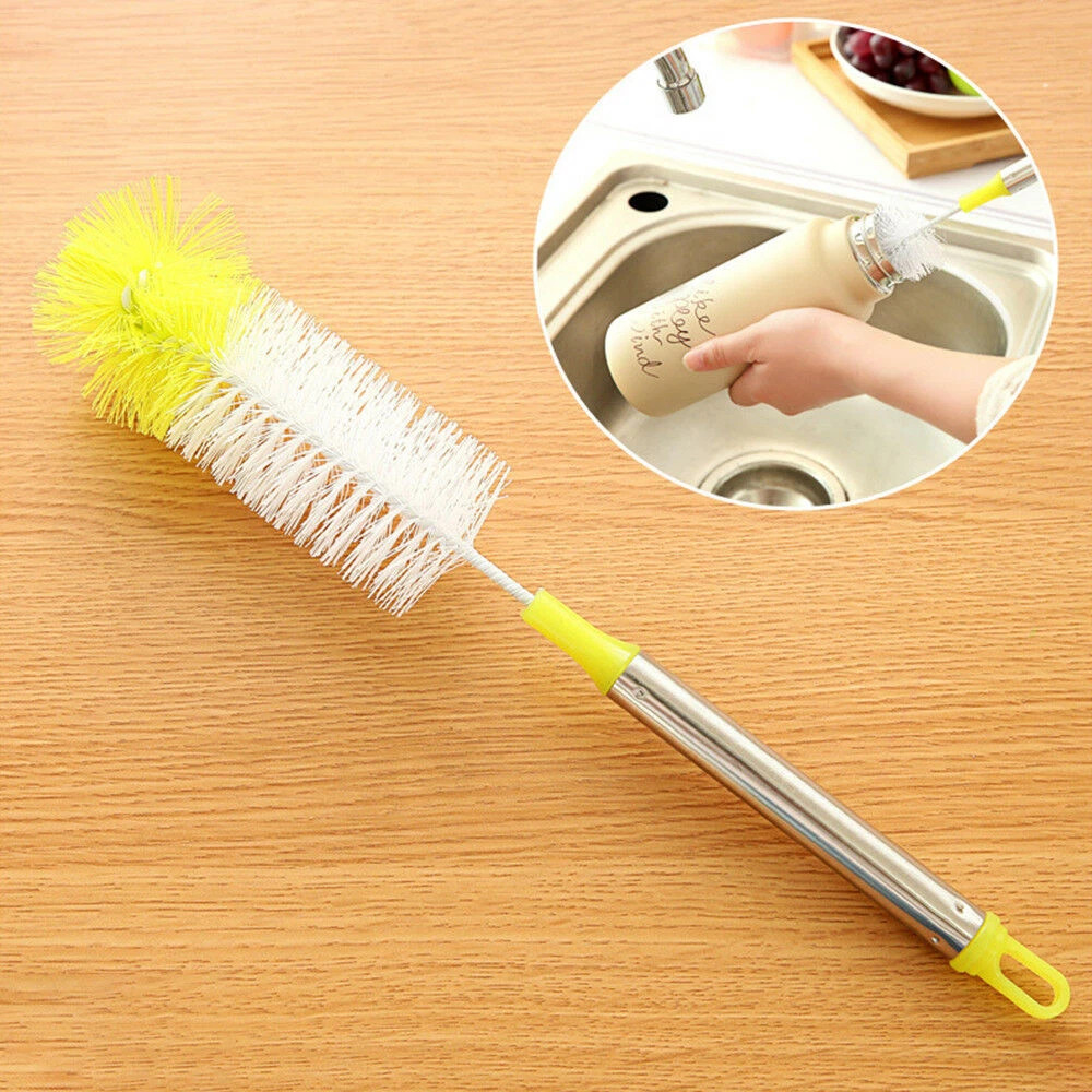 Brew Scrubbing Cleaner Long Handle Bottle Cup Cleaning Brush Kitchen Washer Tool