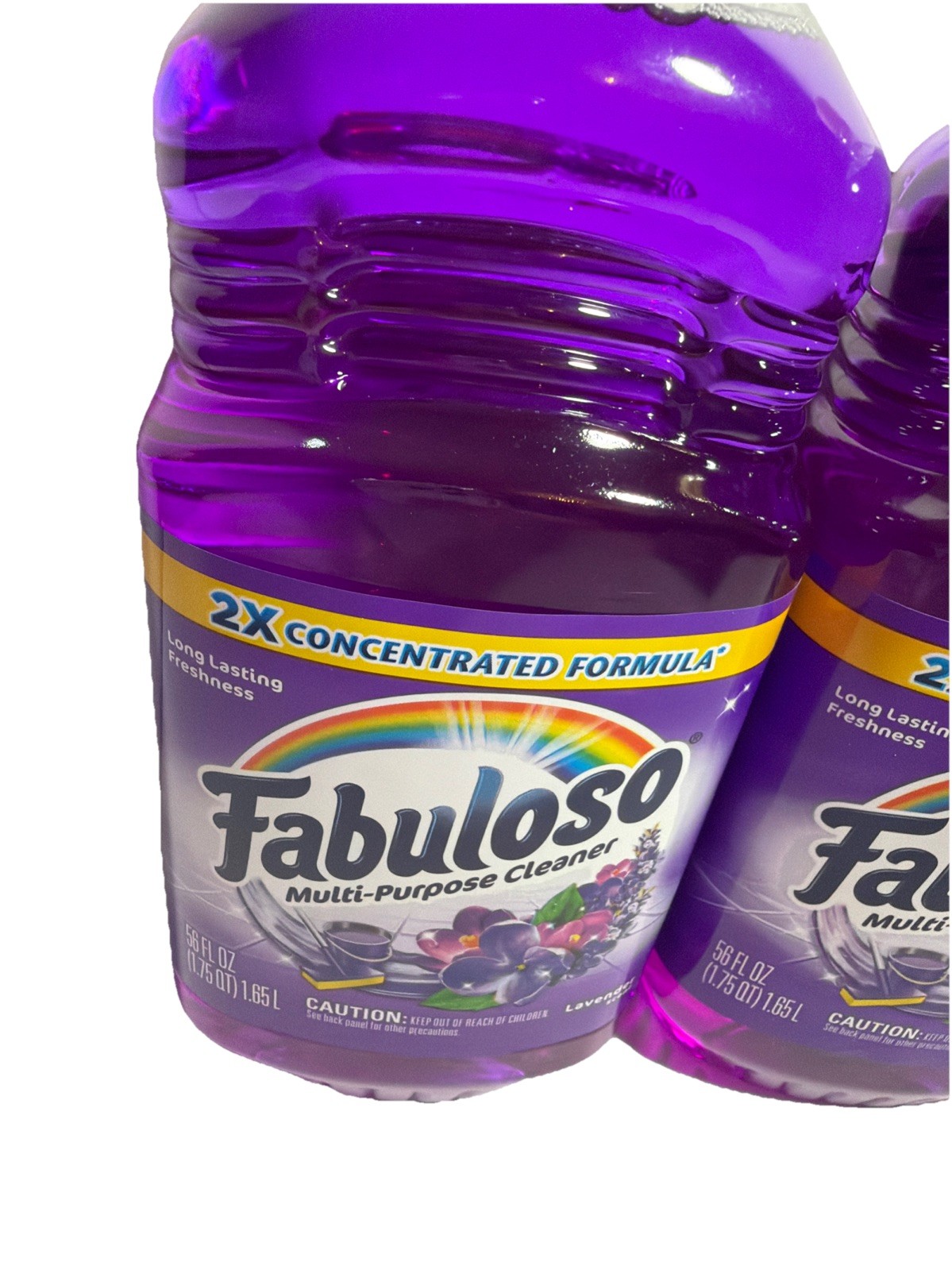 (2) PK Fabuloso Multi-Purpose Cleaner 2X Concentrated Formula Lavender 56oz 10%