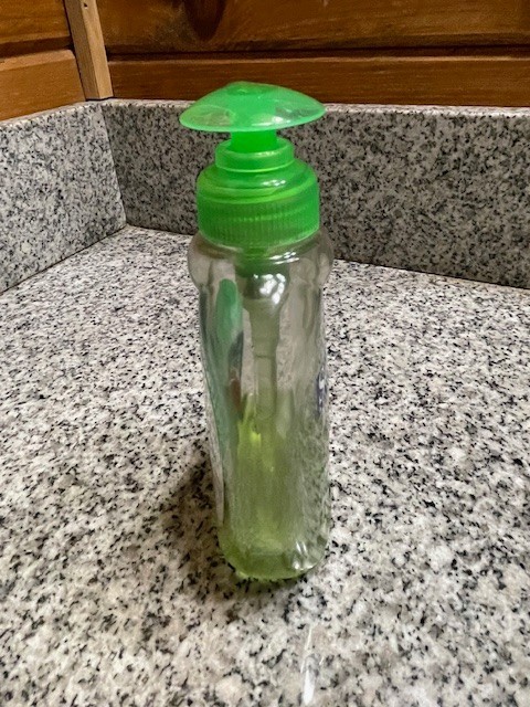 Vintage SoftSoap Juicy Melon Liquid Hand Soap Pump Dispenser Container