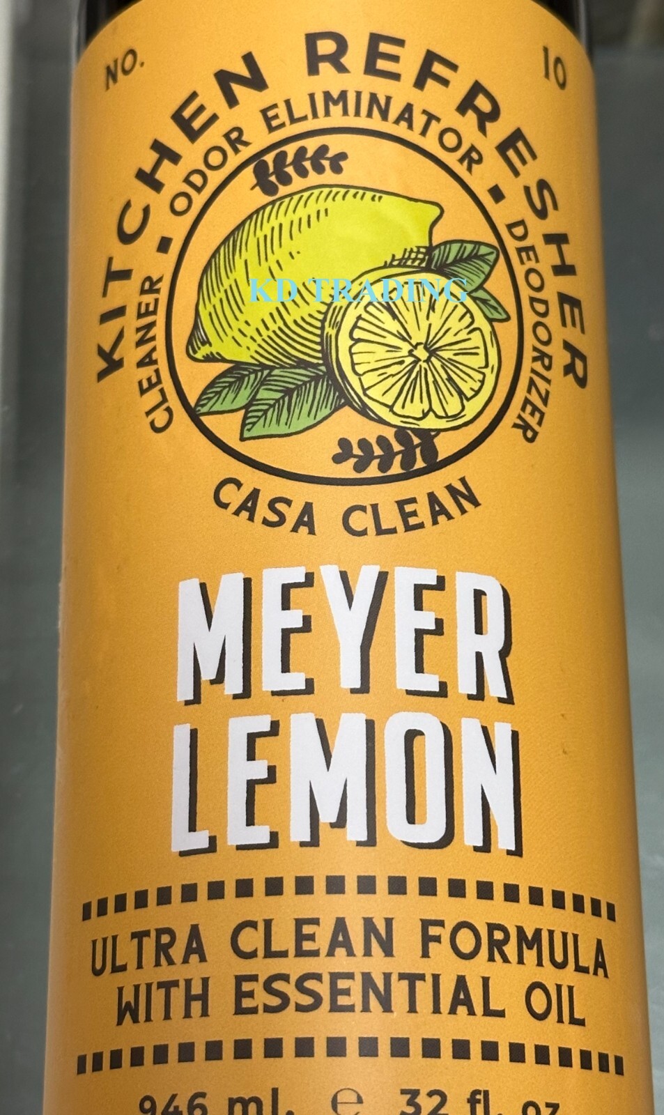 (2-Pk) KITCHEN REFRESHER Cleaner Odor Eliminator Deodorizer ~ MEYER LEMON OIL