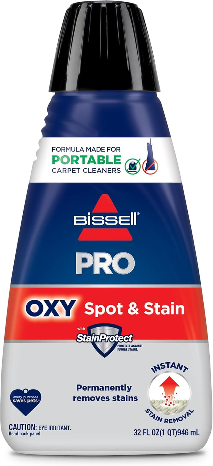 Professional Spot and Stain + Oxy Portable Machine Formula, 32 Oz, Single, 32…