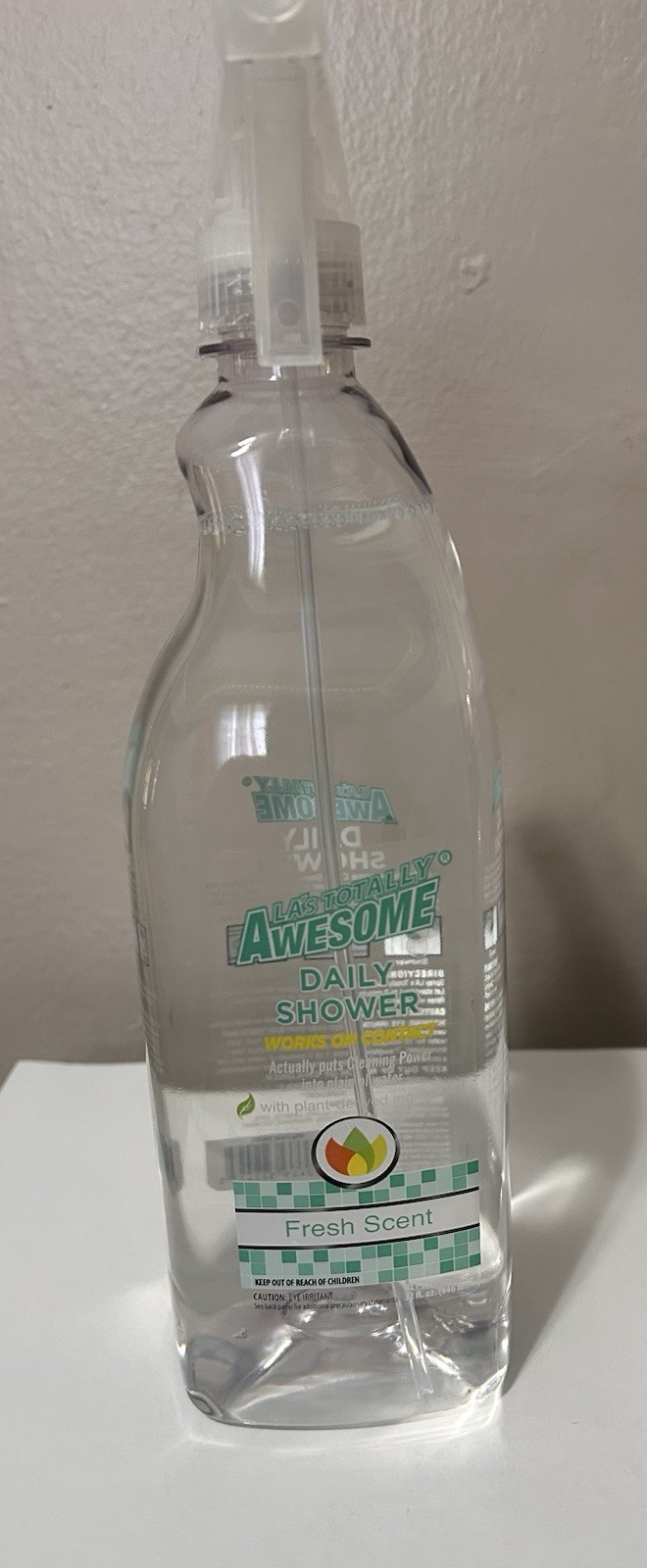 LA’s Totally Awesome Daily Shower Cleaner Spray, Fresh Scent, 32 fl oz