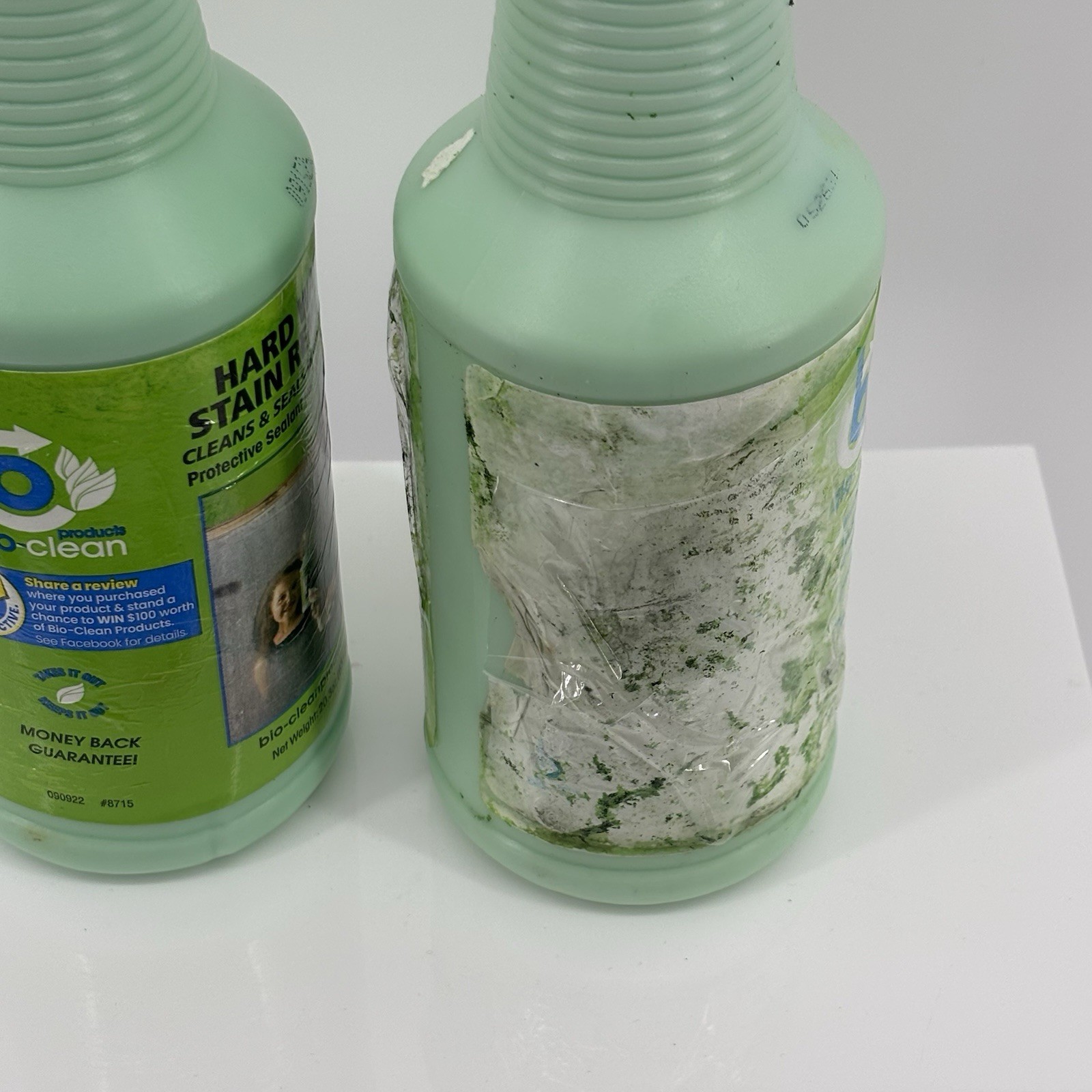 2 Bio-Clean Hard Water Stain Remover 20.3 oz New Unused Damaged Labels & Lids