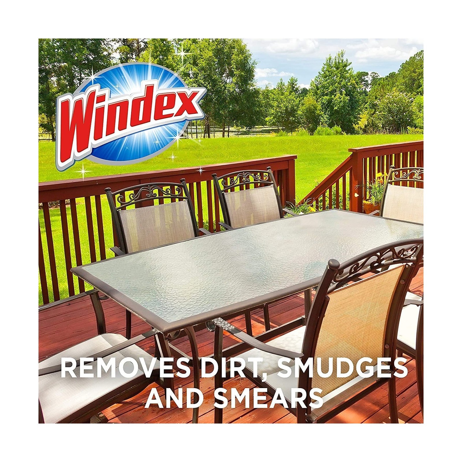 Windex Outdoor All-in-One Window Cleaner Pads Refill, 2 Count (Pack of 1)