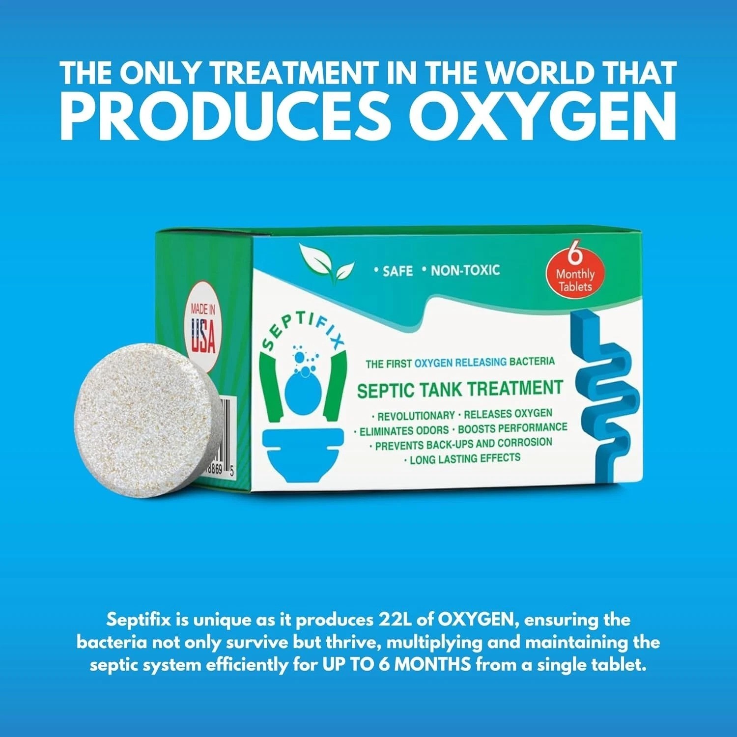 Septic Tank Treatment Tabs – Live Aerobic Bacteria Tablets For Your Septic Tank