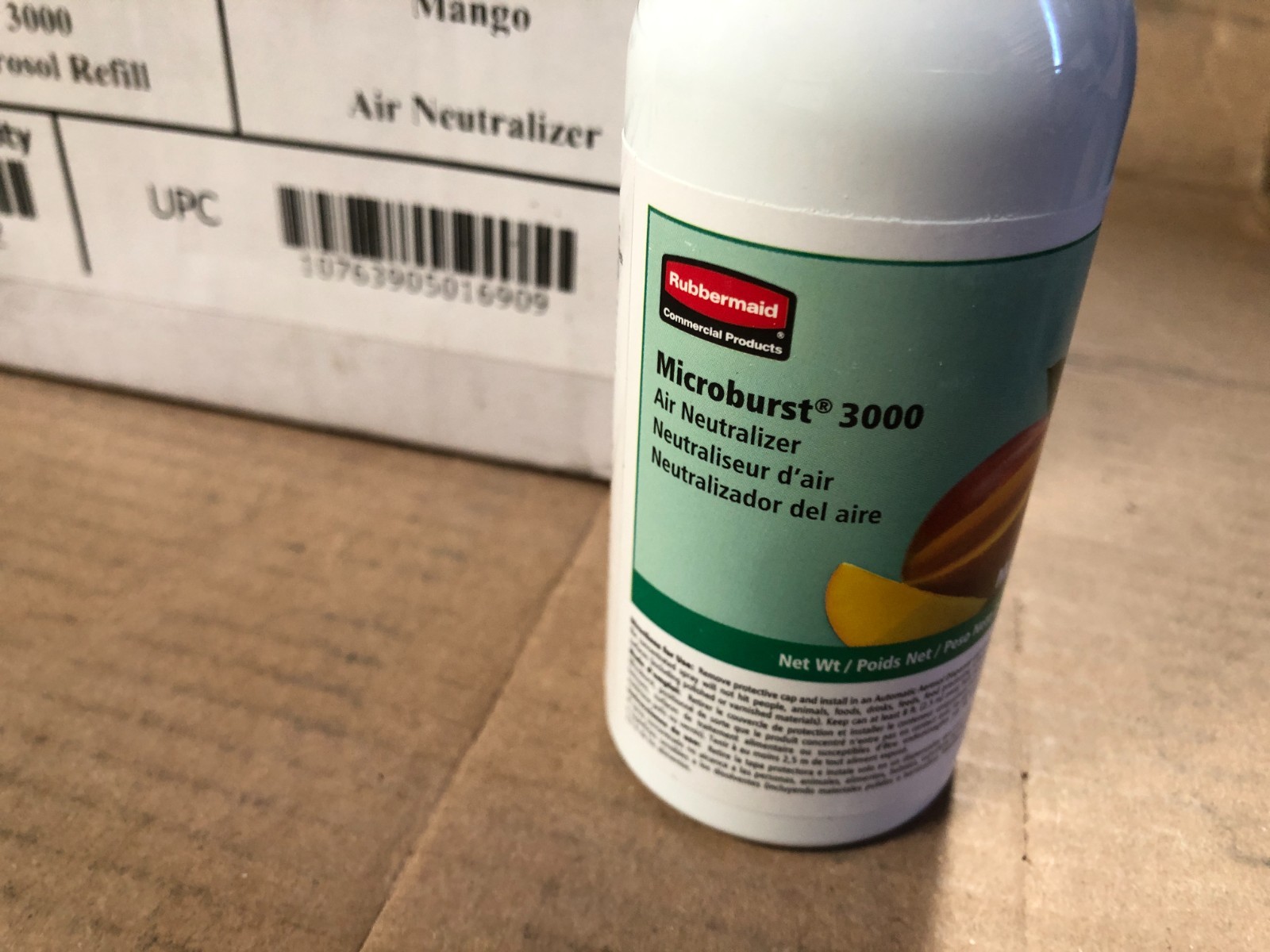 RCP 401690 Microburst 3000 2 oz. Aerosol Spray Refill – Mango (12/CT) New