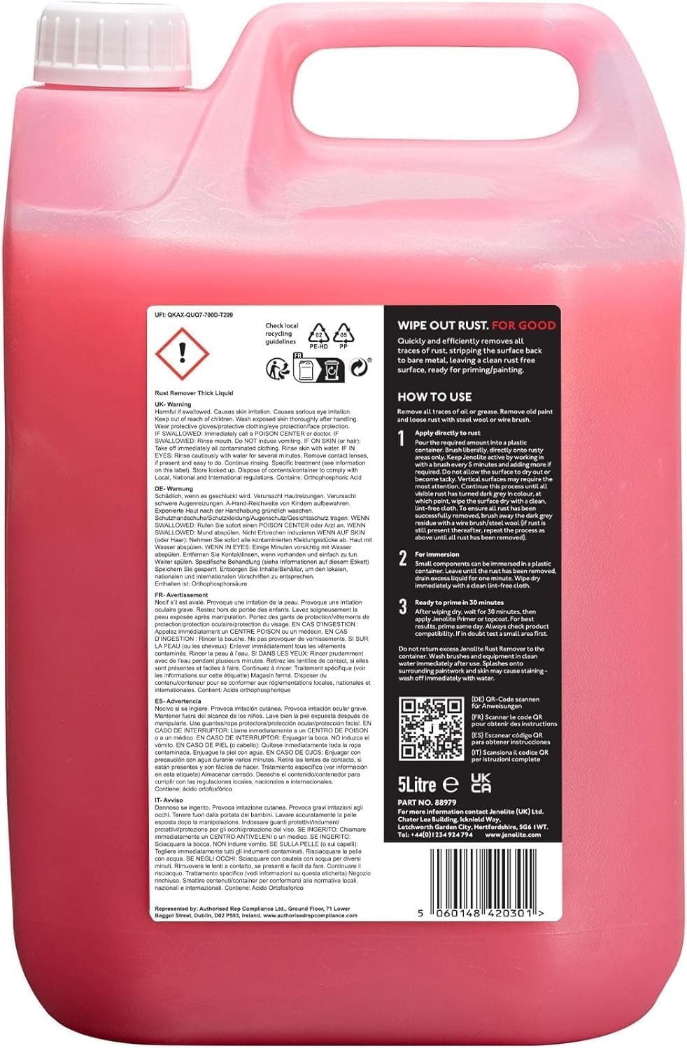 Quick Action Rust Remover – Industrial Strength