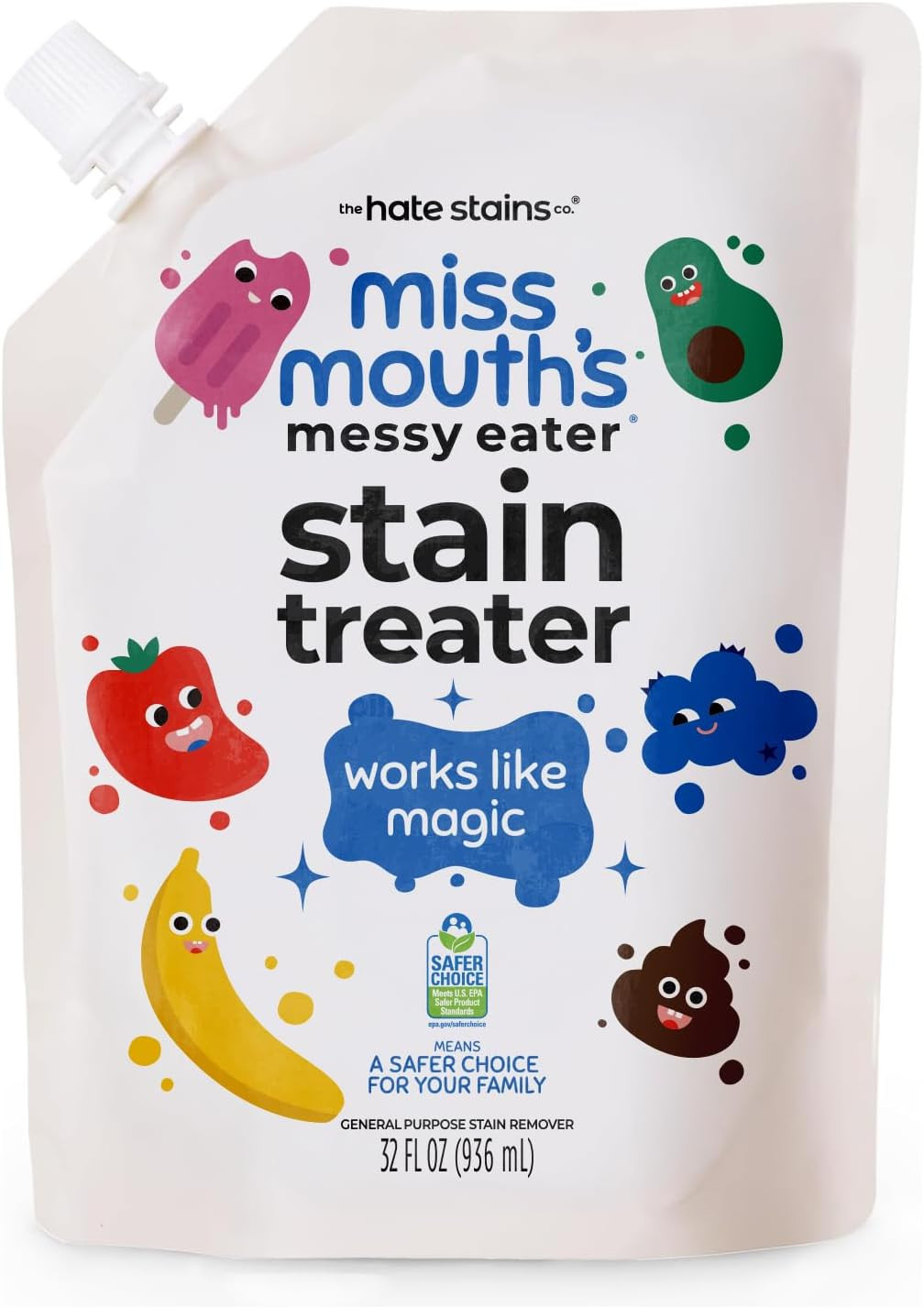 Miss Mouth’s Messy Eater Stain Treater Spray 4oz Baby Stain Remover Laundry
