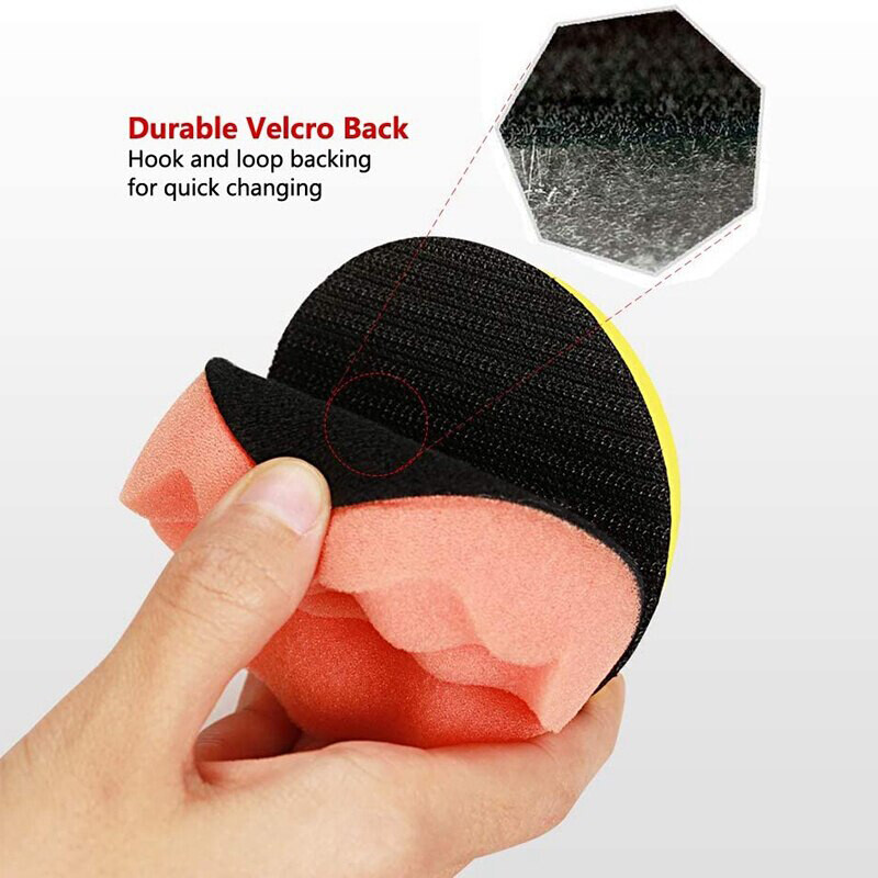 31PCS Foam Drill Polishing Pads Kit Car Hub Waxing Buffing Wheel Polisher 3/4/5″