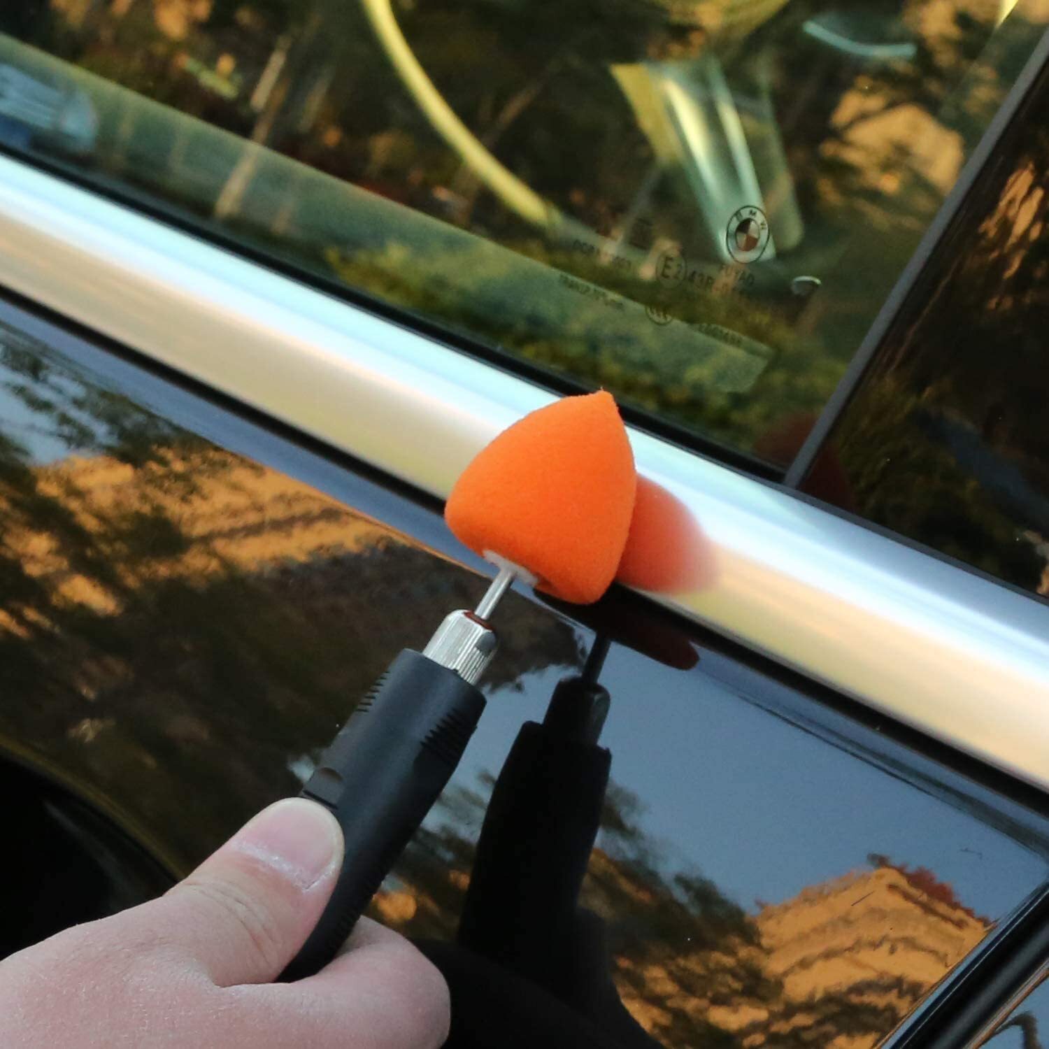 24Pcs 1 Inch Auto Polisher Buffing Pad Kits For Car Polisher Clean Drill Tools