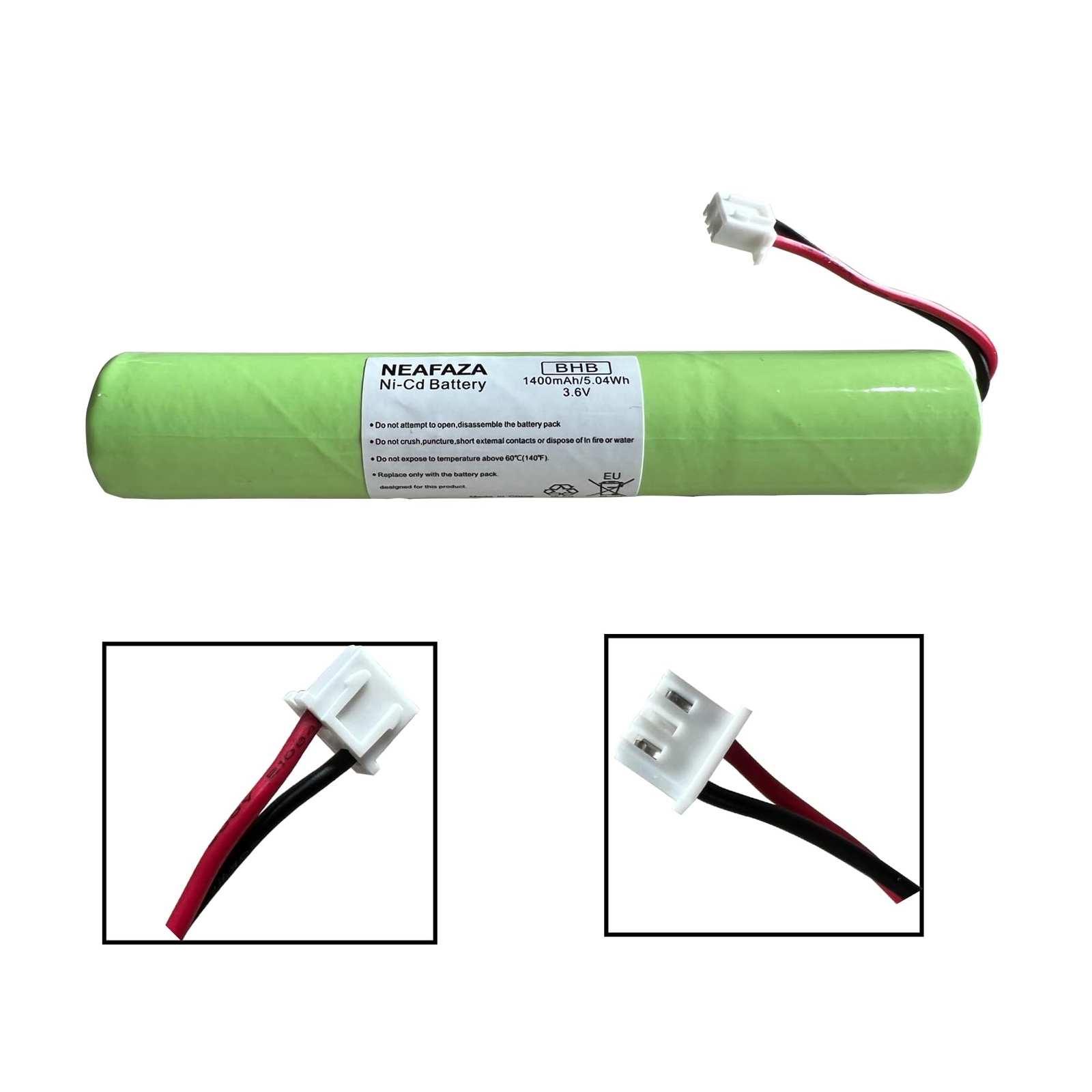 3.6v 1400mah Nicd Battery Replacement Compatible With Hurricane Spin Brush Scrub