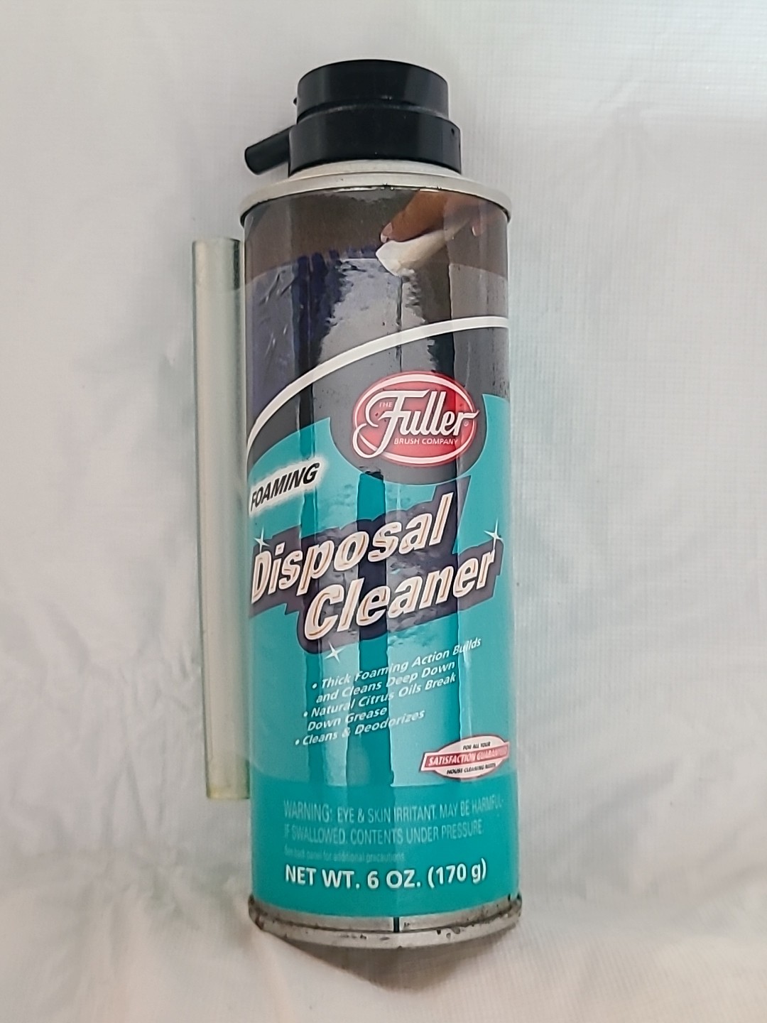 Vintage Fuller Foaming Garbage Disposal Cleaner 6 Oz ORIGINAL FORMULA