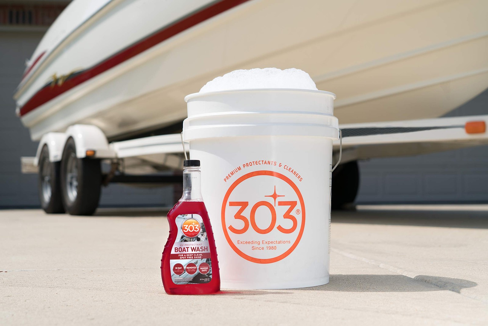 1 PCS 32 Oz 30586 Marine Boat Wash UV Protectant Spot Free Shine Solution