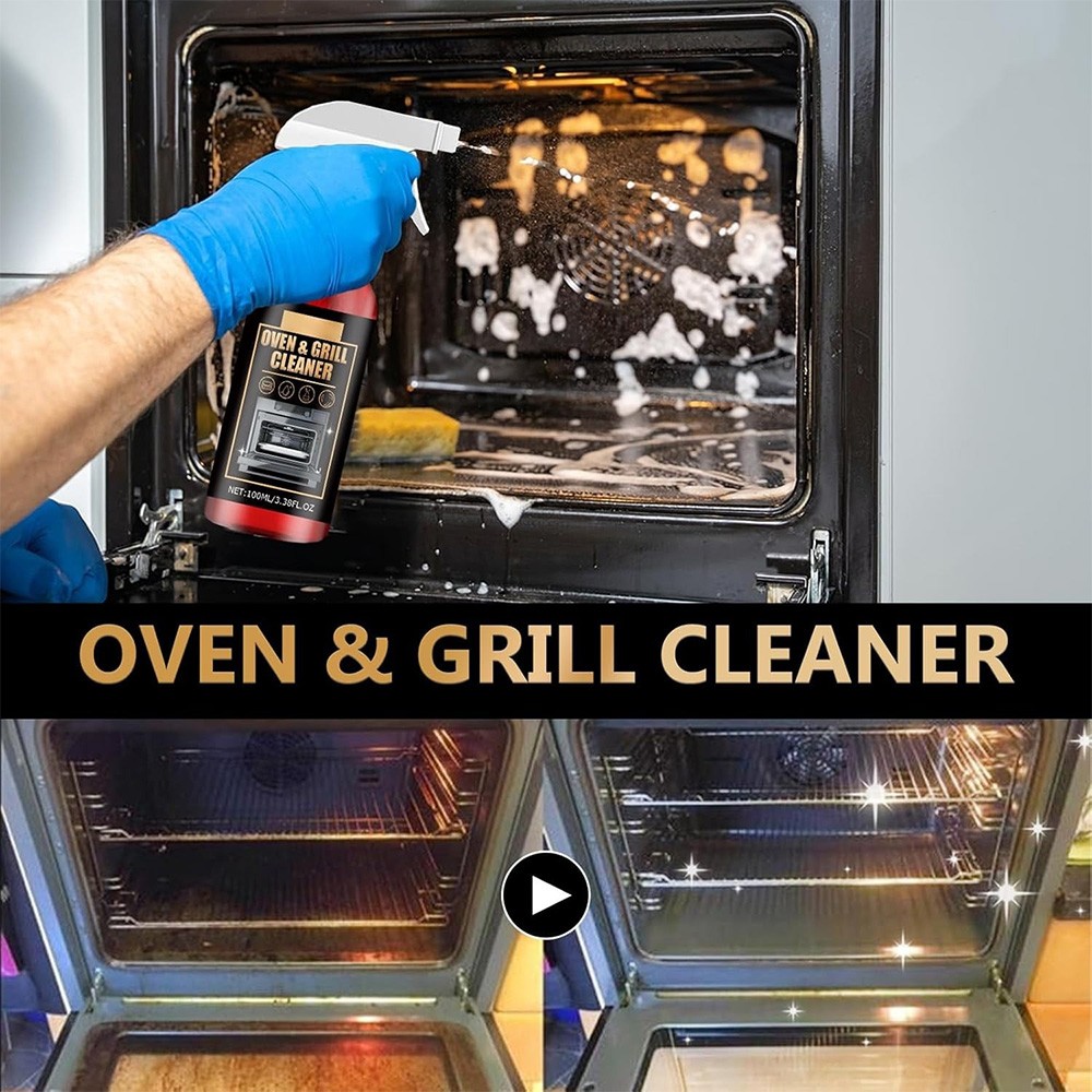 100ml Oven & Grill Cleaner Spray, Professional Oven & Grill Cleaner Spray Liquid