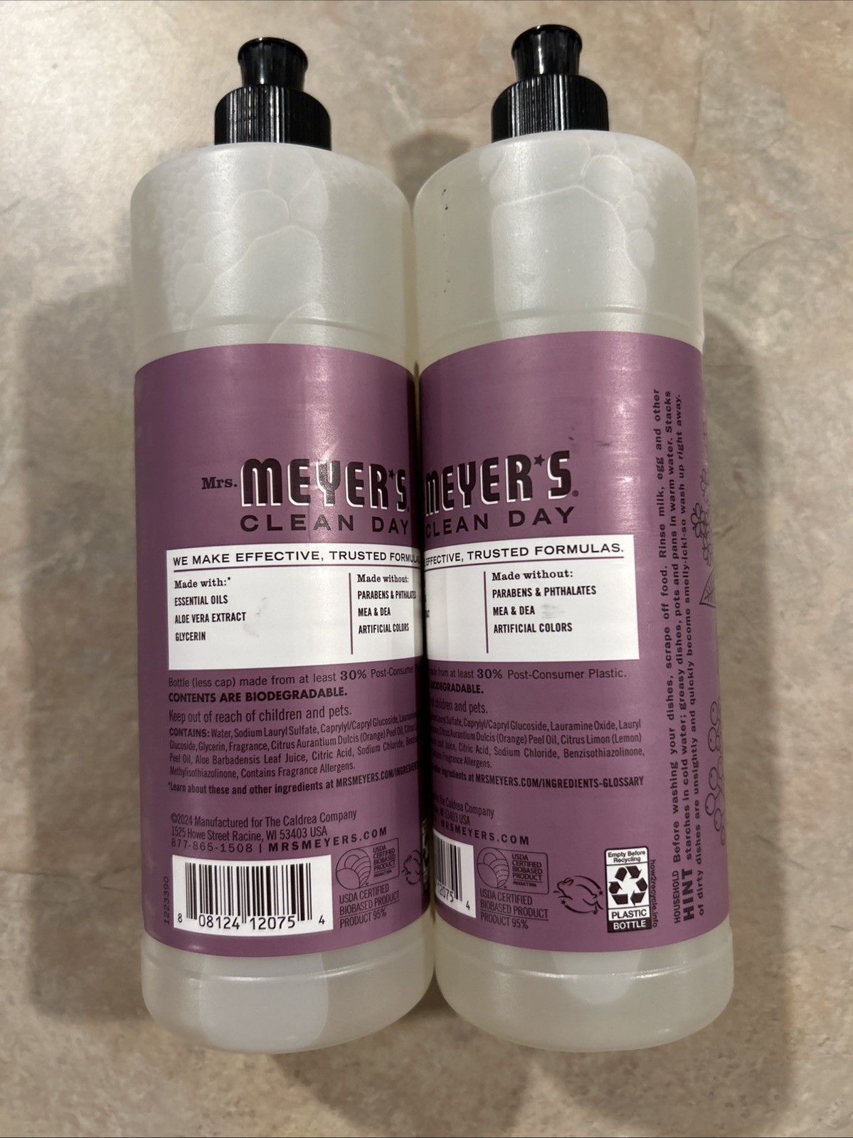 New & Sealed! Mrs. Meyer’s Clean Day Limited Edition Lilac 16oz Liquid Dish Soap