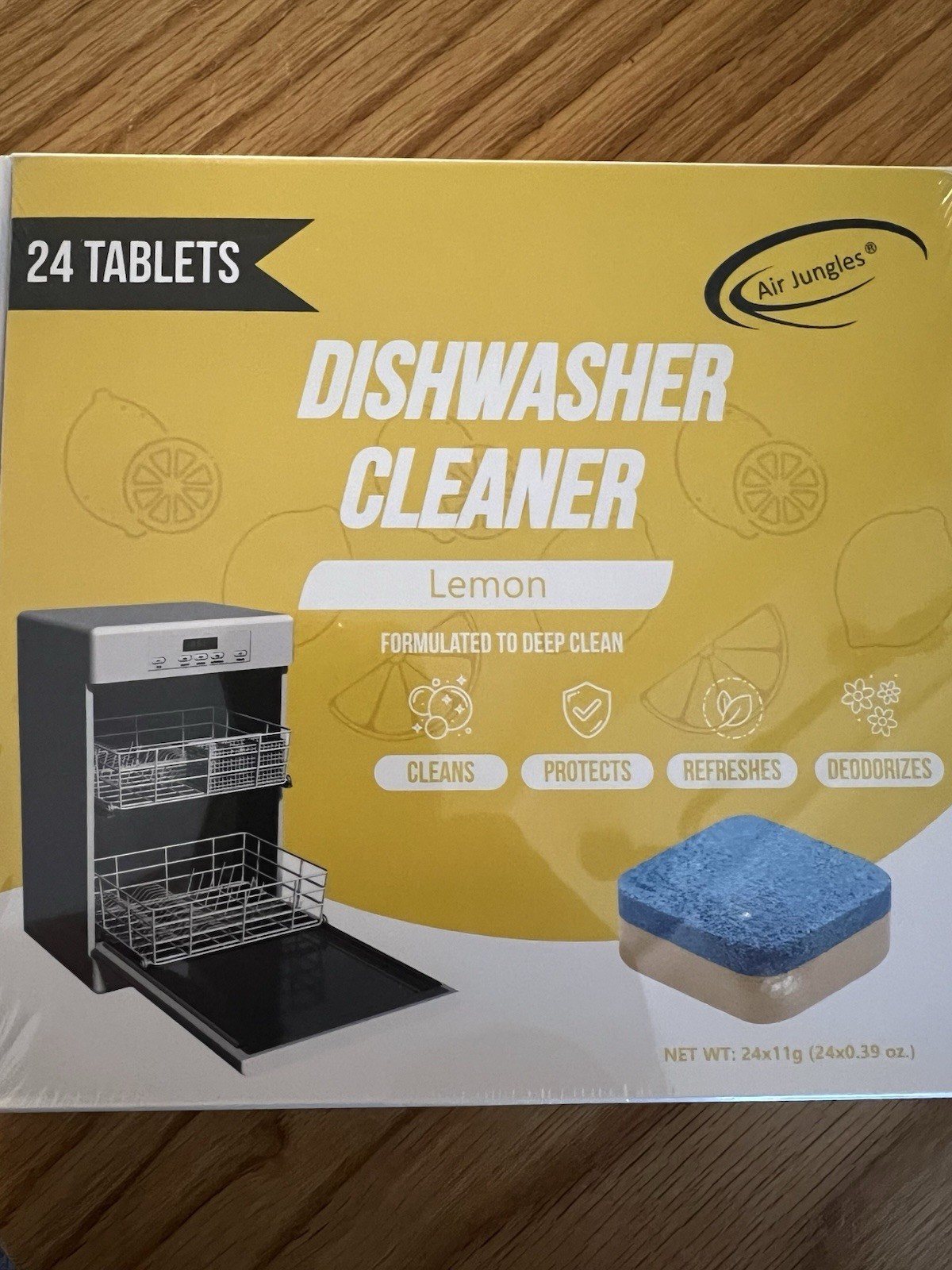 48ct Dishwasher Cleaner Lemon Scented Deep Clean Tablets / New 2 packs of 24ct