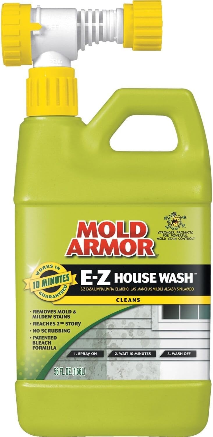 Ultimate E-Z House Wash 64 oz – Sprayer for Vinyl, Wood & Brick Cleaning