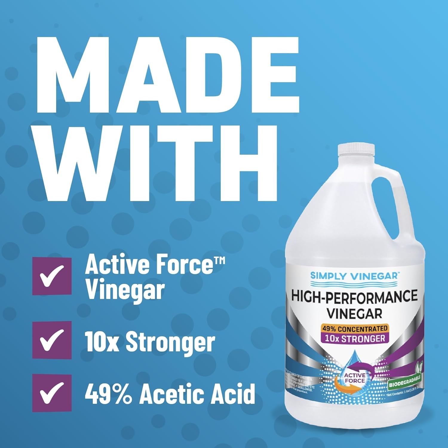 High-Performance Concentrated Vinegar Cleaner – 256 oz