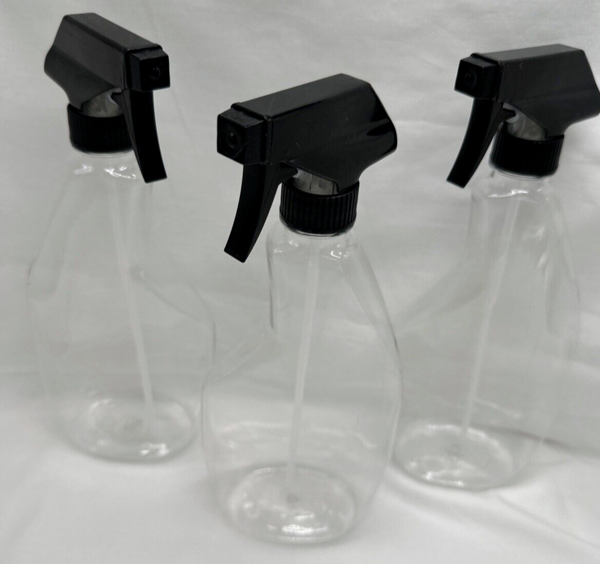 22 oz PET 28/400 Clear Bottles Trigger Sprayer chemical resistant – qty 5