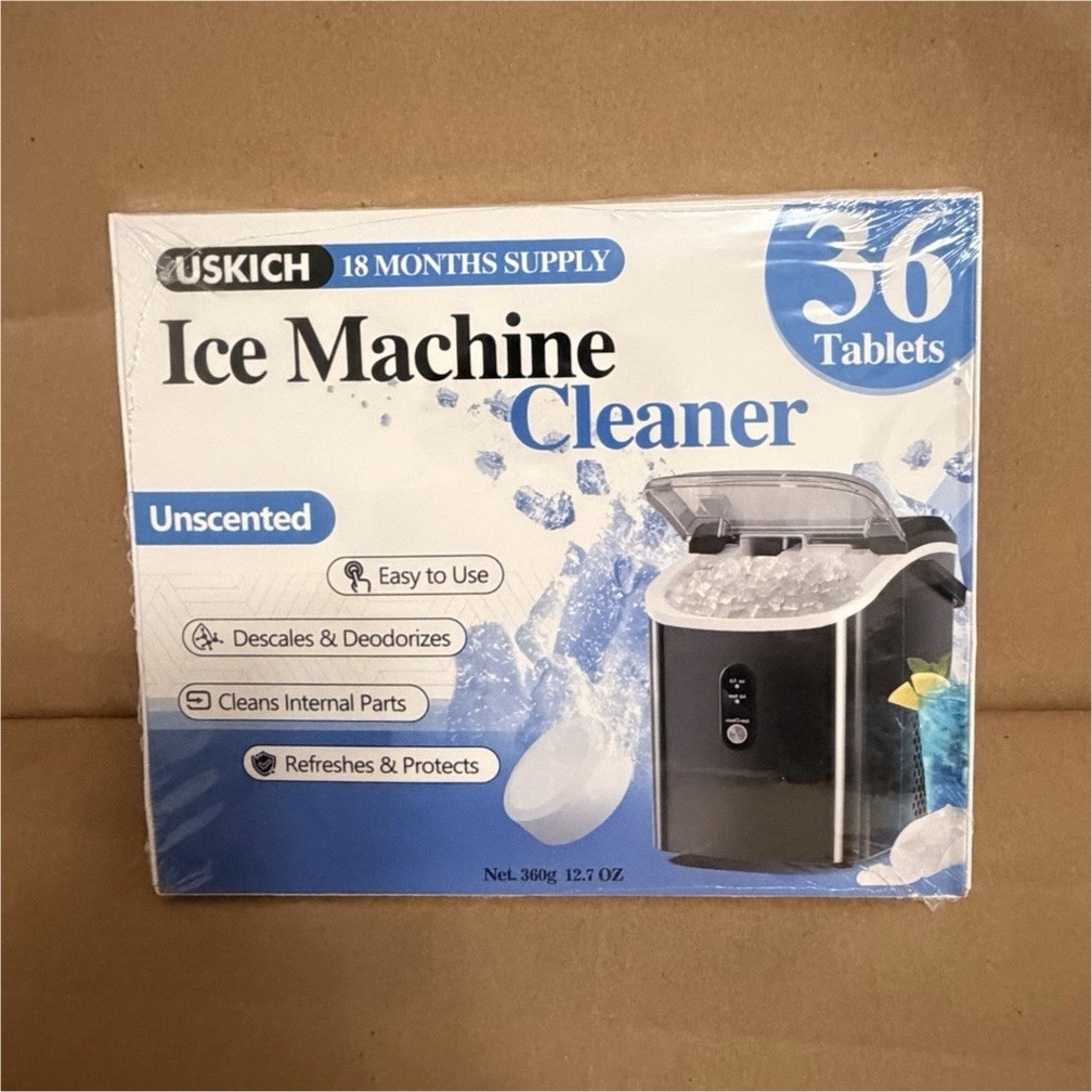 USKICH Ice Machine Cleaner Tablets Unscented 36 Count 18 Month Supply
