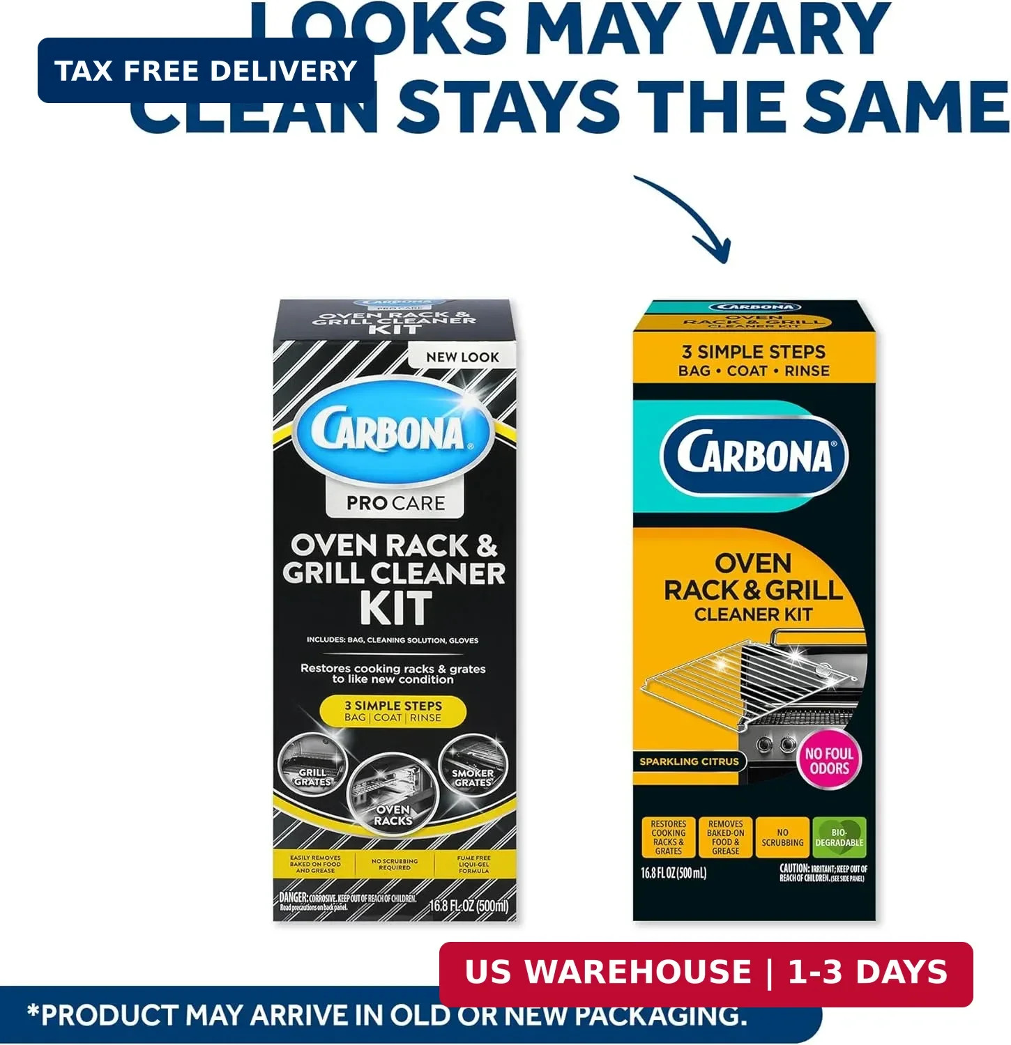 Carbona Oven Rack & Grill Cleaner | Eliminates Thick Grease & Build-Up | Griddle