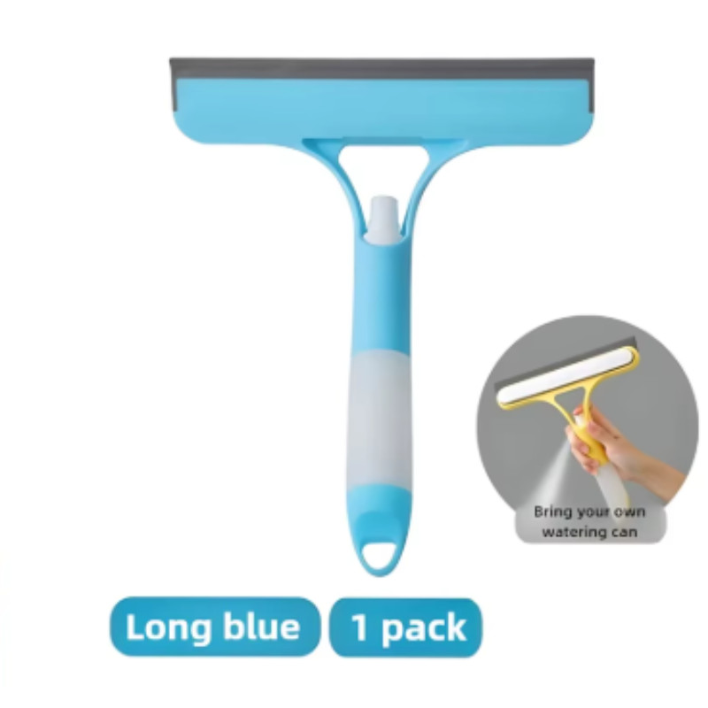 1-Pack 3-in-1 Blue Window Cleaner – Holiday Streak-Free Glass Cleaning Kit for S