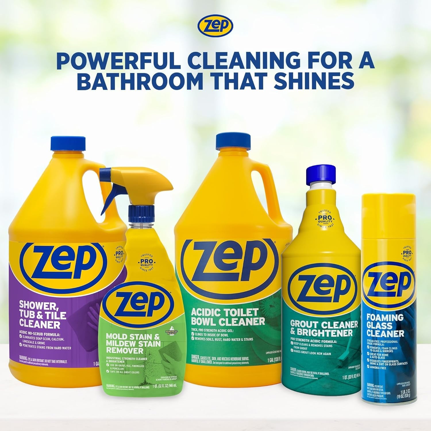 Zep Acidic Toilet Bowl Cleaner 32 Oz Bathroom Toilet Cleaning Solution
