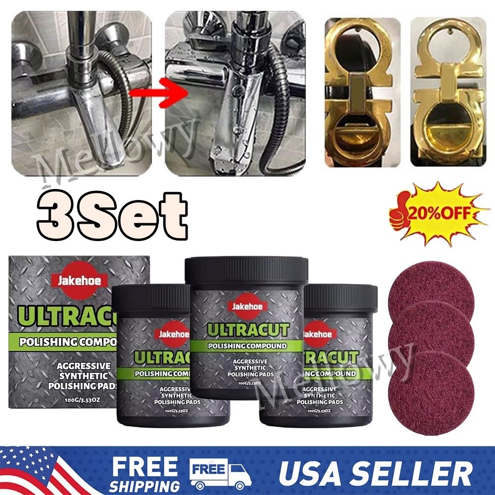 3X Surface Restoration Polish With Pad， 2026 New Polishing Compound 100G 20% OFF