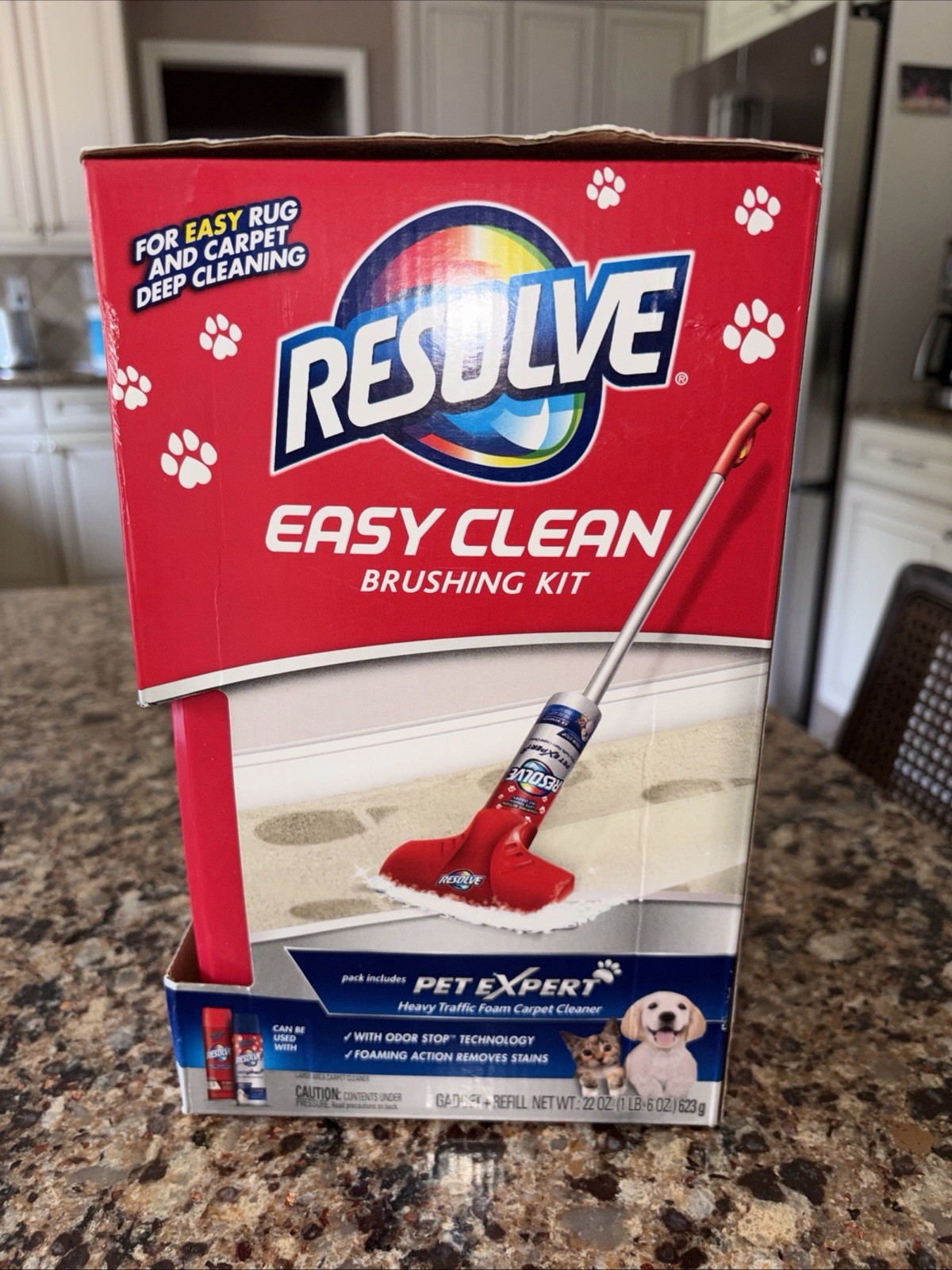 NEW Resolve Easy Clean Pet Expert Brushing Kit Heavy Traffic Carpet Cleaning